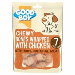 8 X Good Boy Pawsley & Co Chewy Bones Wrapped With Chicken