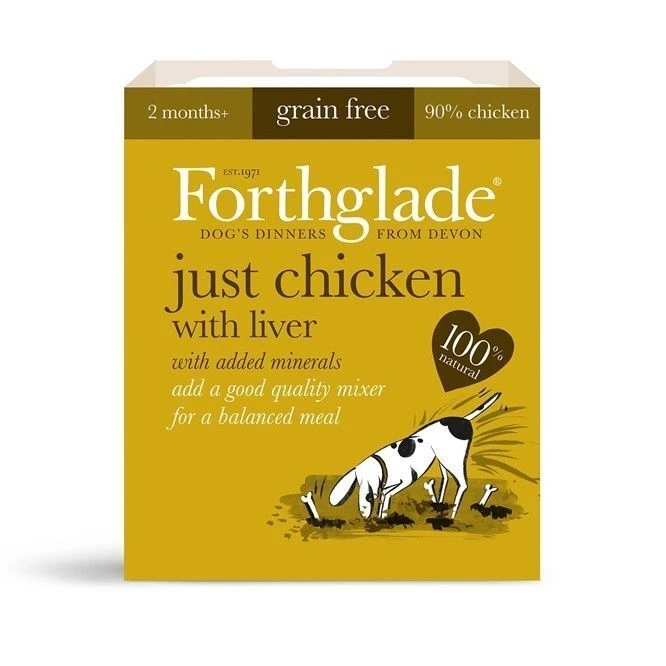 18 X 395g Forthglade Just Chicken With Liver Wet Dog Food 3 18 X 395g Forthglade Just Chicken With Liver Wet Dog Food