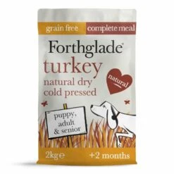 Forthglade Natural Dry Cold Pressed Dog Food Turkey 2kg