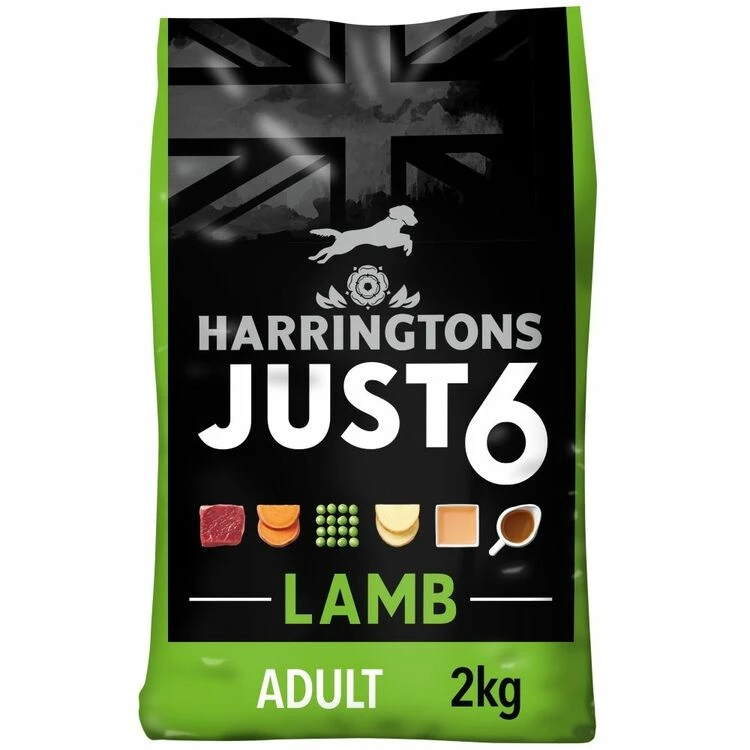 Harringtons Just 6 Dry Dog Food Lamb 3 Harringtons Just 6 Dry Dog Food Lamb