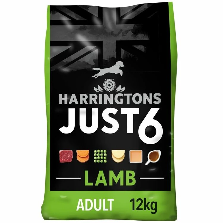 Harringtons Just 6 Dry Dog Food Lamb 4 Harringtons Just 6 Dry Dog Food Lamb - Image 2