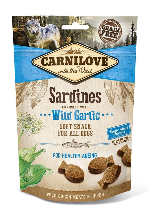 Carnilove Sardines With Wild Garlic Dog Treats 3 Carnilove Sardines With Wild Garlic Dog Treats