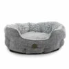 Ancol Sleepy Paws Oval Bed Grey 1 Ancol Sleepy Paws Oval Bed Grey -Danish Design || Scruffs || Great&Small Sales 810502