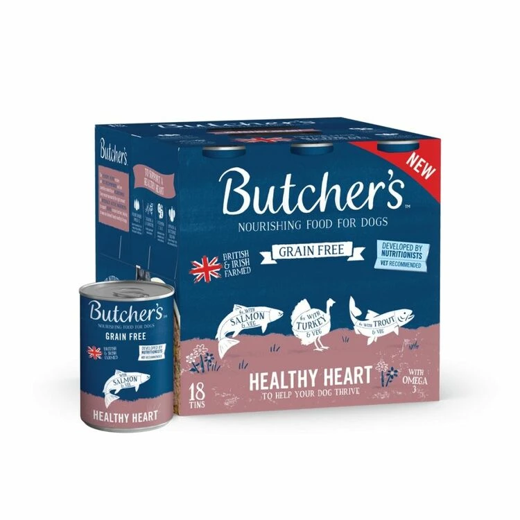 18 X 390g Butchers Healthy Heart Cans 3 18 X 390g Butchers Healthy Heart Cans