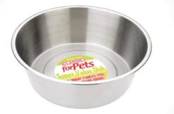 14" Caldex Classic Super Value Stainless Steel Dog Bowl Dish