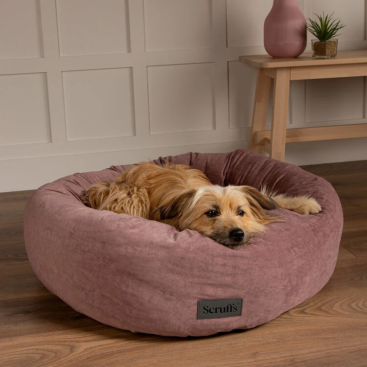 Scruffs® Oslo Ring Dog Bed - Blush Pink 4 Scruffs® Oslo Ring Dog Bed - Blush Pink - Image 2