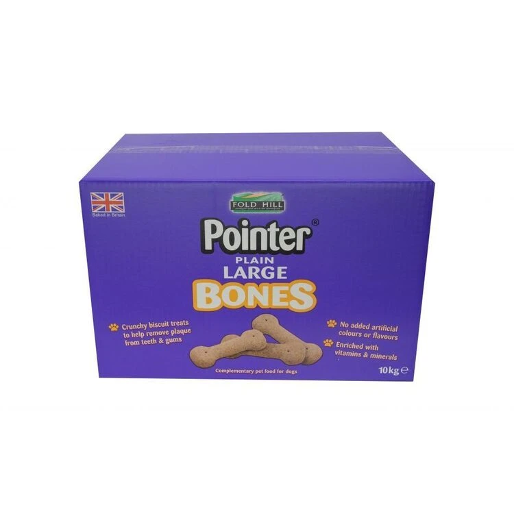 Pointer Plain Large Bones Biscuit Treats 10kg 3 Pointer Plain Large Bones Biscuit Treats 10kg