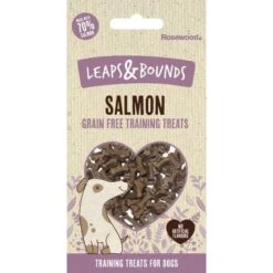 10 X 100g Rosewood Leaps & Bounds Salmon Grain Free Training Treats