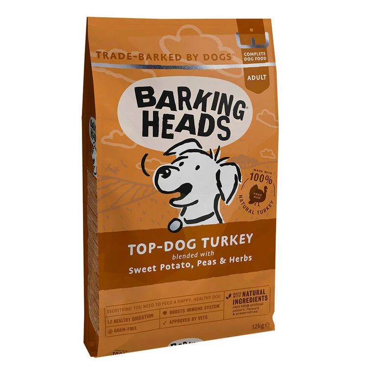 Barking Heads Top Dog Turkey Dry Dog Food 3 Barking Heads Top Dog Turkey Dry Dog Food