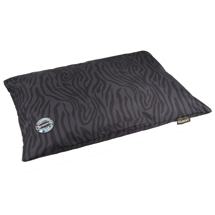Scruffs® Expedition Orthopaedic Pillow Bed - Black & Grey Stripe 3 Scruffs® Expedition Orthopaedic Pillow Bed - Black & Grey Stripe