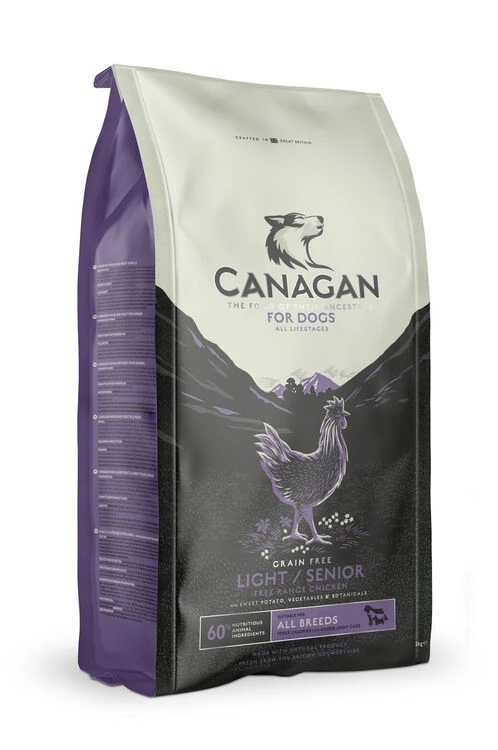 Canagan Free-Range Chicken Light / Senior Grain Free Dog Food 3 Canagan Free-Range Chicken Light / Senior Grain Free Dog Food