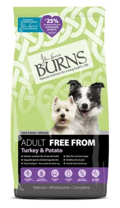 Burns Adult Free From Turkey And Potato Dog Food 12 Burns Adult Free From Turkey And Potato Dog Food -Danish Design || Scruffs || Great&Small Sales Free From Adult Turkey 12kg