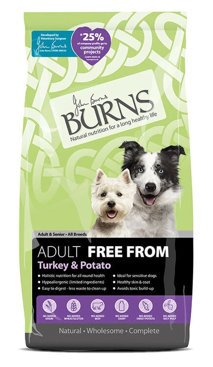 Burns Adult Free From Turkey And Potato Dog Food 7 Burns Adult Free From Turkey And Potato Dog Food - Image 5