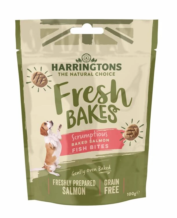 8 X 100g Harringtons Salmon Fish Bites Grain Free Treats 3 8 X 100g Harringtons Salmon Fish Bites Grain Free Treats
