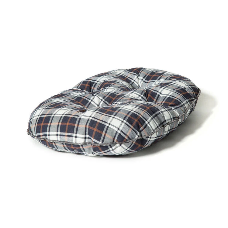 Danish Design Lumberjack White/Navy Quilted Dog Mattress 3 Danish Design Lumberjack White/Navy Quilted Dog Mattress