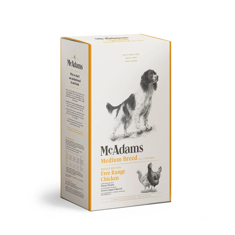 McAdams Free Range Chicken Medium Breed Dry Dog Food 3 McAdams Free Range Chicken Medium Breed Dry Dog Food