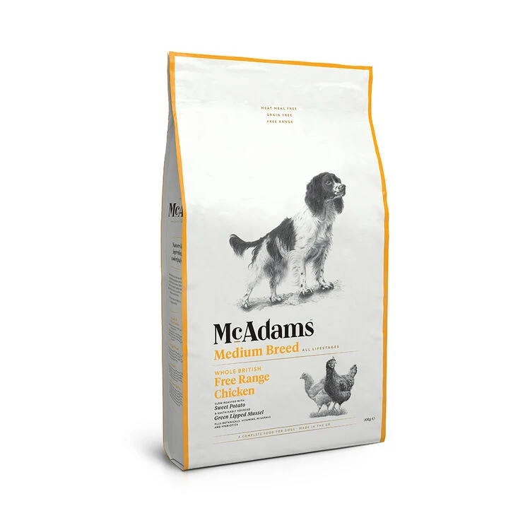 McAdams Free Range Chicken Medium Breed Dry Dog Food 5 McAdams Free Range Chicken Medium Breed Dry Dog Food - Image 3