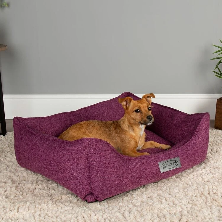 Scruffs® Manhattan Box Bed - Berry Purple 4 Scruffs® Manhattan Box Bed - Berry Purple - Image 2