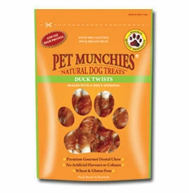 Pet Munchies Natural Dog Treat Duck Twists 4 Pet Munchies Natural Dog Treat Duck Twists - Image 2