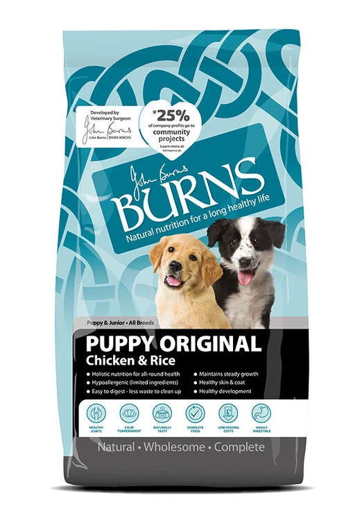 Burns Original Puppy Chicken & Rice 3 Burns Original Puppy Chicken & Rice