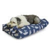 Danish Design Retreat Eco-Wellness Feather Navy/Stone Memory Foam Dog Bed 1 Danish Design Retreat Eco-Wellness Feather Navy/Stone Memory Foam Dog Bed -Danish Design || Scruffs || Great&Small Sales Retreat Eco Wellness Feather Navy Stone Duvet with Dog