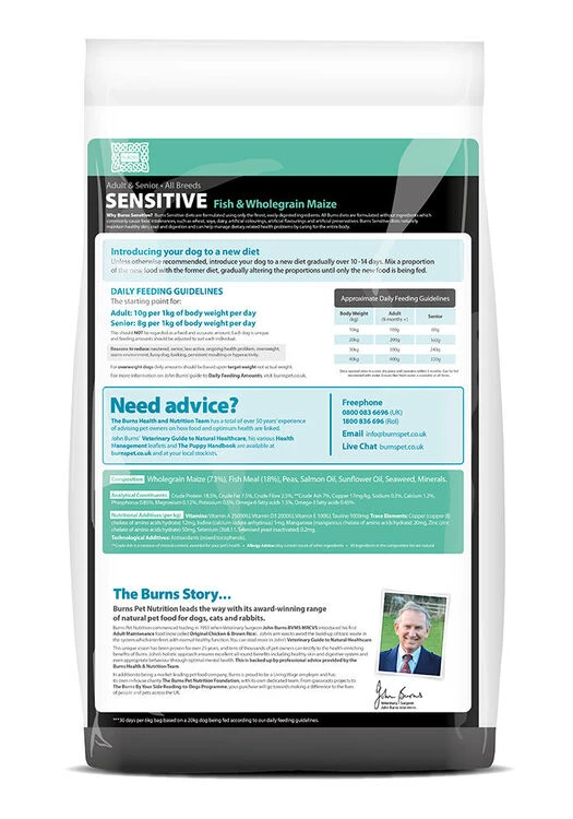 Burns Sensitive Fish And Wholegrain Maize 5 Burns Sensitive Fish And Wholegrain Maize - Image 3