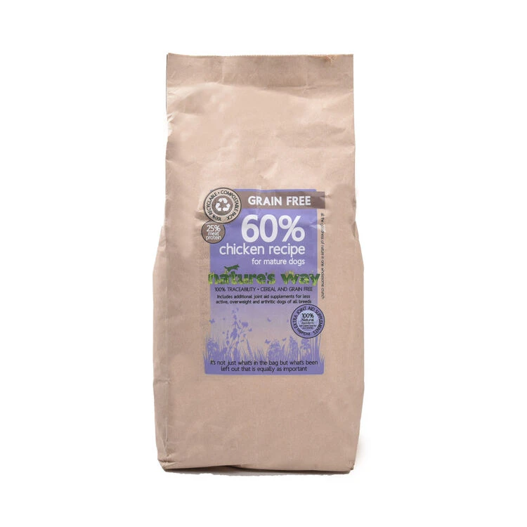 Nature's Way Grain Free Chicken Senior/Mature Dry Dog Food 4 Nature's Way Grain Free Chicken Senior/Mature Dry Dog Food - Image 2