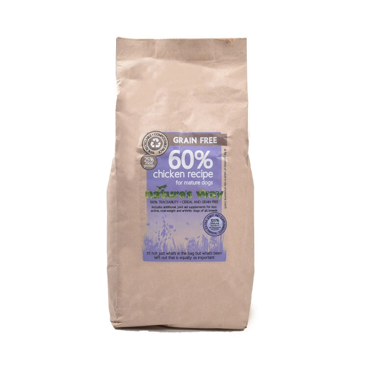 Nature's Way Grain Free Chicken Senior/Mature Dry Dog Food 3 Nature's Way Grain Free Chicken Senior/Mature Dry Dog Food