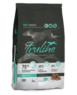 Truline Fish Variety Grain-Free Dry Dog Food -Danish Design || Scruffs || Great&Small Sales TruLineFish2kgDog3D