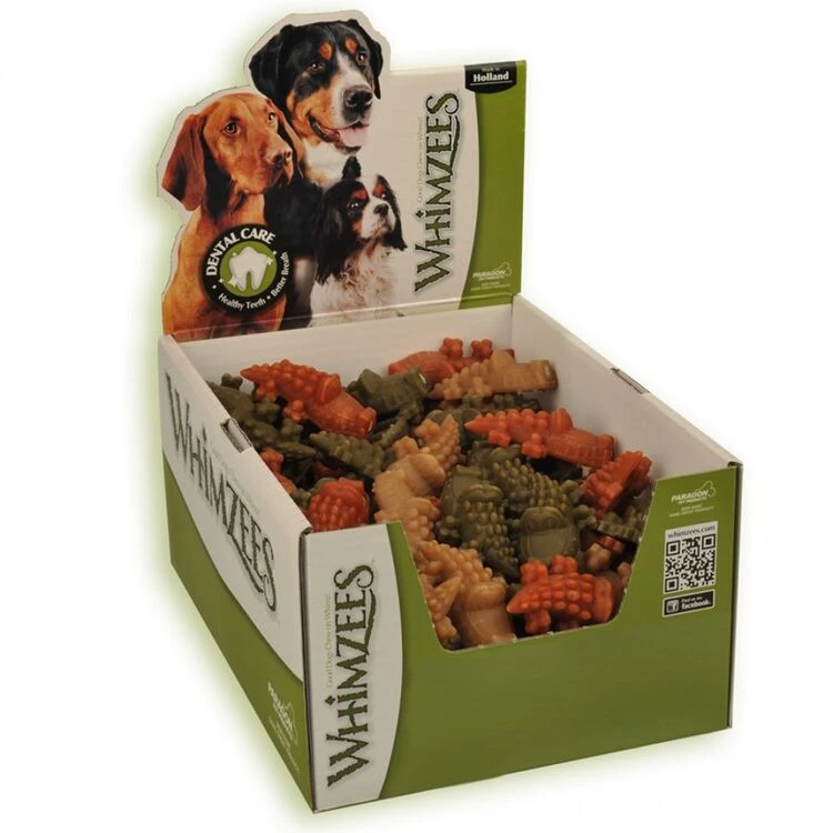 150 X Whimzees Alligator Small Display Box 3 150 X Whimzees Alligator Small Display Box