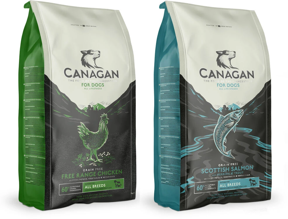 2 X 12kg Canagan Salmon & Chicken Grain Free Dry Dog Food Multibuy 3 2 X 12kg Canagan Salmon & Chicken Grain Free Dry Dog Food Multibuy
