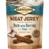 Carnilove Jerky Duck With Herring Fillet Treats -Danish Design || Scruffs || Great&Small Sales cl mj duck herring 3d