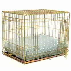 Lords & Labradors Dog Cushion In Duck Egg Spot 7 Lords & Labradors Dog Cushion In Duck Egg Spot -Danish Design || Scruffs || Great&Small Sales duck egg spot cushion corner