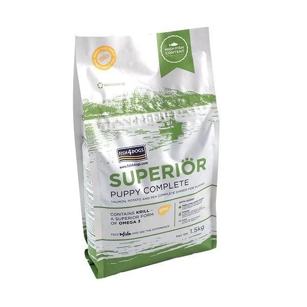 Fish4Dogs Superior Puppy (Small Kibble) Complete Dry Dog Food 3 Fish4Dogs Superior Puppy (Small Kibble) Complete Dry Dog Food