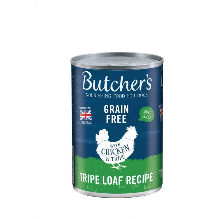 12 X 400g Butcher's Tripe & Chicken Dog Food 3 12 X 400g Butcher's Tripe & Chicken Dog Food