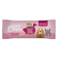 20 X Edgard & Cooper Dog On The Go Bar Duck & Chicken 25g