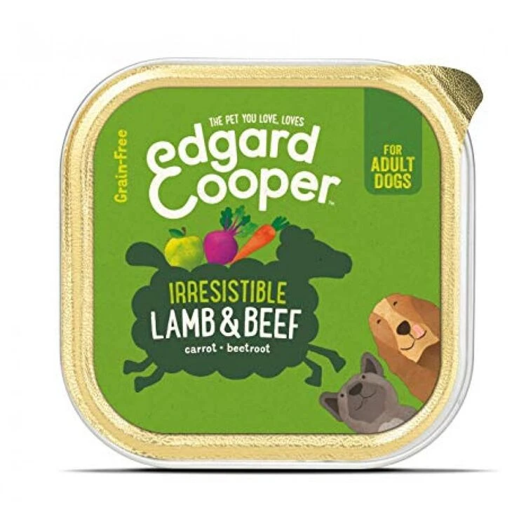 11 X Edgard & Cooper Dog Wet Cup Lamb & Beef 150g 3 11 X Edgard & Cooper Dog Wet Cup Lamb & Beef 150g