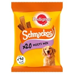 180 X Pedigree Schmackos Meat Variety Stick Dog Treats