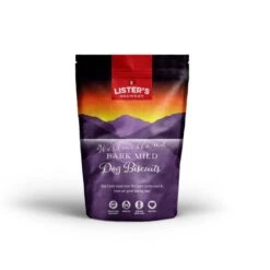 10 X Lister's Brewery Bark Mild Dog Biscuits 100g