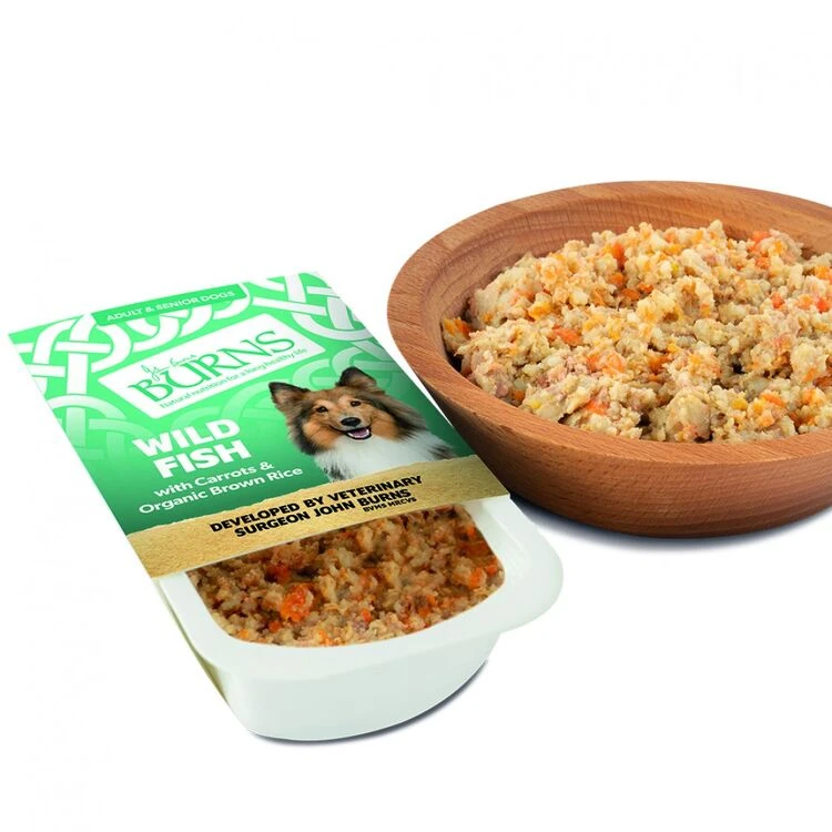 Burns Penlan Farm Tray Complete Wild Fish Veg & Brown Rice 6 Pack Dog Food 395g 3 Burns Penlan Farm Tray Complete Wild Fish Veg & Brown Rice 6 Pack Dog Food 395g