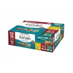 12 X Naturo Adult Variety Pack With Rice Tray 400g
