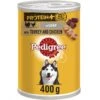 12 X Pedigree Protein Plus Dog Food Tin With Turkey & Chicken In Loaf 400g -Danish Design || Scruffs || Great&Small Sales fm 2022 06 16 03 03 26 91700 images