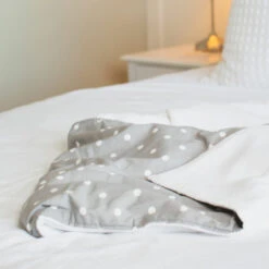 Lords & Labradors Cotton Dog Blanket Grey Spot