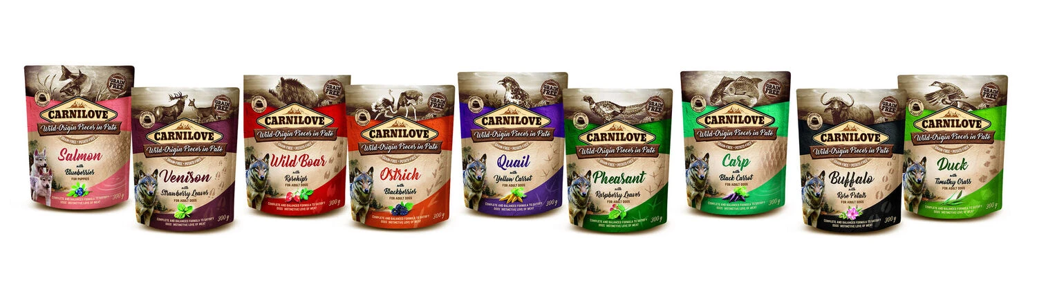 Carnilove Salmon With Blueberries Wet Puppy Food 4 Carnilove Salmon With Blueberries Wet Puppy Food - Image 2