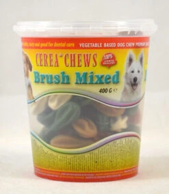 Antos Cerea Mixed Mini Toothbrush Chews Vegetarian Dog Treats