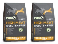 Pero High Meat Chicken & Rice Adult Dog Food -Danish Design || Scruffs || Great&Small Sales img pero gf chickenrice 3d x2