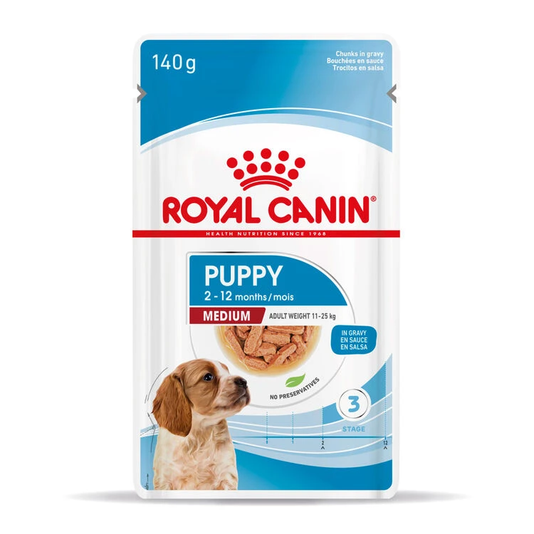 ROYAL CANIN® Medium Puppy In Gravy Wet Food 4 ROYAL CANIN® Medium Puppy In Gravy Wet Food - Image 2