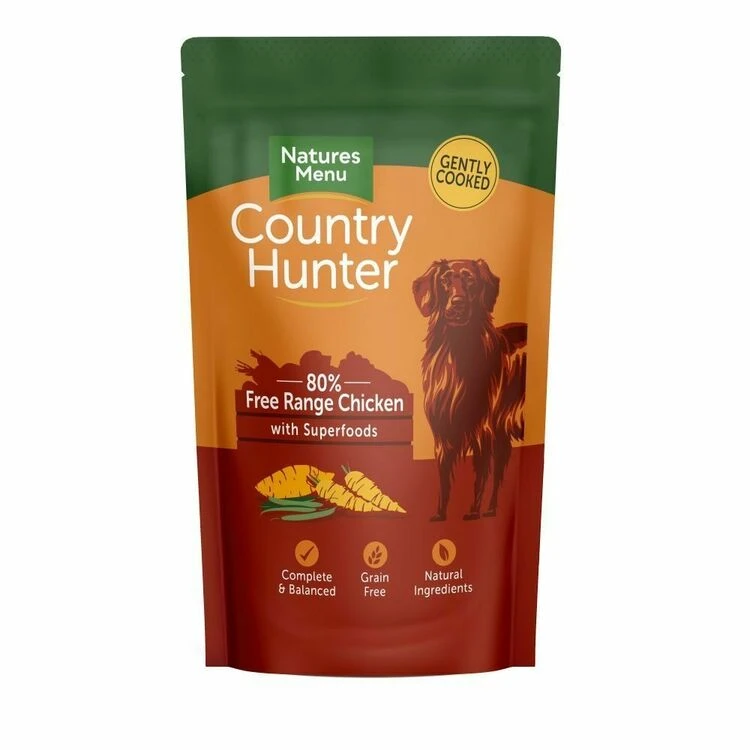 Country Hunter Free Range Chicken Wet Dog Food Pouch 3 Country Hunter Free Range Chicken Wet Dog Food Pouch
