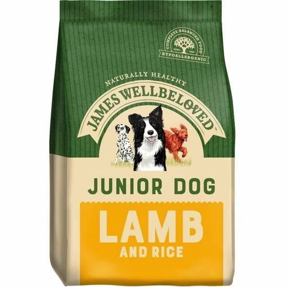 James Wellbeloved Lamb & Rice Junior Dog Food 3 James Wellbeloved Lamb & Rice Junior Dog Food