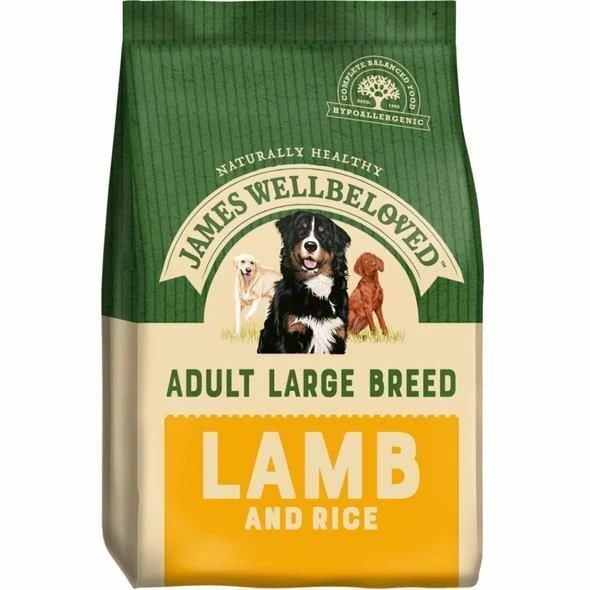 James Wellbeloved Large Breed Lamb & Rice Adult Dry Dog Food 3 James Wellbeloved Large Breed Lamb & Rice Adult Dry Dog Food